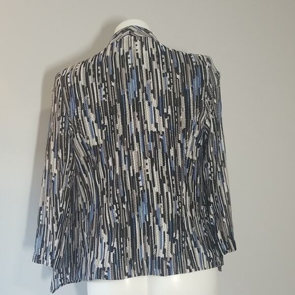 NWT Mona Leah Couture Drape Front Openfront Cardigan Sweater - Picture 3 of 6